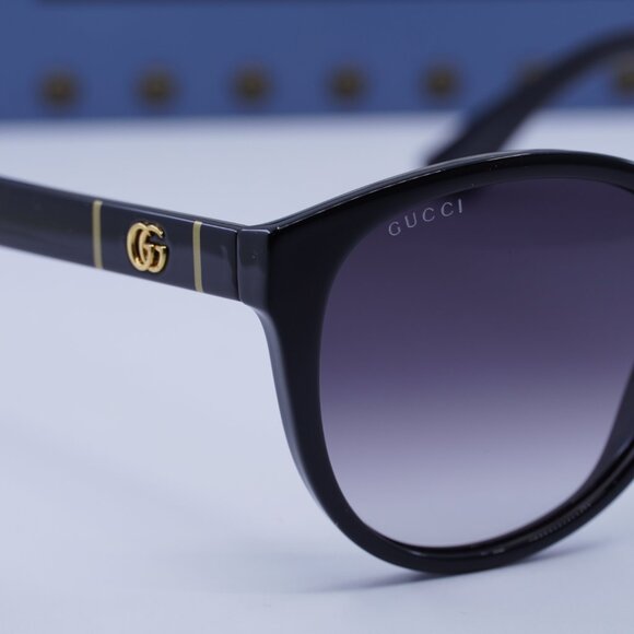 Gucci GG0631S 001 Round Sunglasses - Black\Grey Gradient - Picture 5 of 10